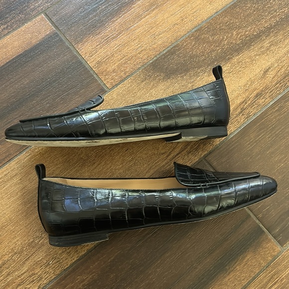 Dear Frances Black Croc Leather Cruise Loafer - Picture 6 of 11